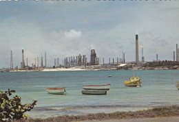 Aruba - Lago Oil Refinery Old Postcard - Aruba