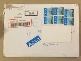 Belgie Belgique Used Letter Stamp On Cover Priority Philippe Of Belgium King Stamp Barcode Label Printed Sticker 2019 - 2013-... Roi Philippe