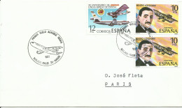 ESPAÑA, SOBRE AEREO  CONMEMORATIVO  AÑO  1981 - Covers & Documents