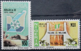 Nigeria 2006, 30th Anniversary Of Abuja - Federal Capital Territory, MNH Stamps Set - Nigeria (1961-...)