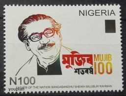 Nigeria 2020, The Nation Banglabandhu Sheikh Mujibur Rahman, MNH Single Stamp - Nigeria (1961-...)