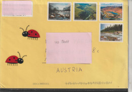 2013 - USA - Brief/Bedarfsbeleg, Gelaufen V. Umatilla/Florida N. Linz/Austria - S. Scan  (us 9017) - Storia Postale