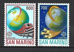 Timbre De Europa Neuf ** San Marino N 1179 / 1180 - 1988