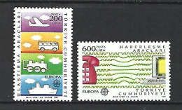 Timbre De Europa Neuf ** Turquie N 2557 / 2558 - 1988