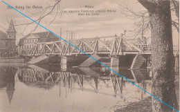 Ak Lettland Jelgava Deutsch Mitau Der Krieg Im Osten Von Unseren Pionieren Erbaute Brücke Feldpost 1916 - Lettonie