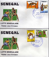 Senegal 0728/31 Fdc Lutte Traditionnelle - Lucha