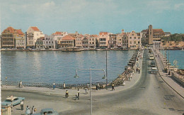 Curacao - Pontoon Bridge Old Postcard - Curaçao