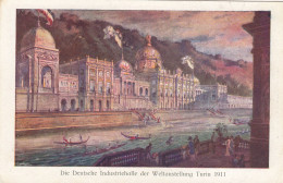 CPA ( Exposition  Turin  1911  )  Die Deutche Industriehalle Der Welaustellng Turin1911  (b.bur Theme) - Expositions