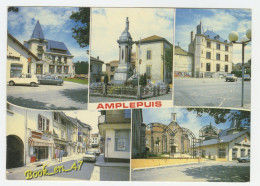 {91066} 69 Rhône Amplepuis , Multivues ; Divers Aspects ; Monument Aux Morts , Musée , Citroën CX , Renault 4L R6 R14 - Amplepuis