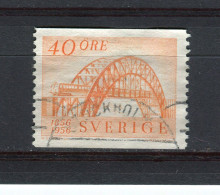 SUEDE - Y&T N° 413° - Train Franchissant Le Pont De Arsta - Used Stamps