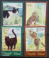 Norfolk Island 1998, Cats, MNH Stamps Set - Norfolk Island