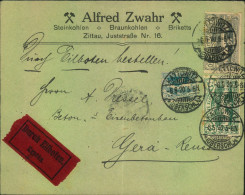 1920, OBERSCHLESIEN: Eilbrief Ab KATTOWITZ - Slesia