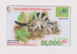 LAOS - Owstons Palm Civet Remote Phonecard - Laos