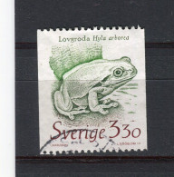 SUEDE - Y&T N° 1506° - Faune - Grenouille - Used Stamps