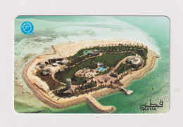 QATAR - Resort Island Magnetic Phonecard - Qatar