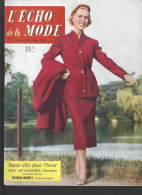 N°44 - 1955.  L'ECHO DE LA MODE.  Voici Des Blouses... 13 à La  Douzaine, Douillets Et Coquets. - Fashion