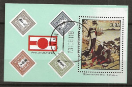 Timbre Cuba Bloc Feuillet 1981 - Blocks & Sheetlets