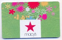 Macy's, U.S.A., Carte Cadeau Pour Collection, Sans Valeur # Macys-69 - Cartes De Fidélité Et Cadeau