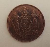 Monnaie 010, British North Borneo 1 One Cent 1891 H - Colonie
