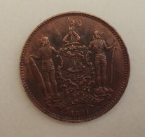 Monnaie 010, British North Borneo 1 One Cent 1891 H - Kolonies