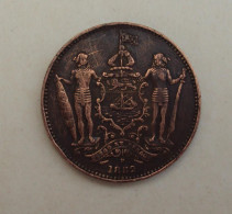 Monnaie 008, British North Borneo 1 One Cent 1882 H - Colonias