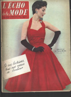 N°53 - 1956.  L'ECHO DE LA MODE.  Les Draps Du Berceaux, Bonne Année Mamie. - Fashion