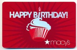 Macy's, U.S.A., Carte Cadeau Pour Collection, Sans Valeur # Macys-76 - Gift And Loyalty Cards