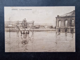 Delcampe - CP BELGIQUE (V1917) SERAING (2 Vues) Inondation Place Communale 1926 - Seraing