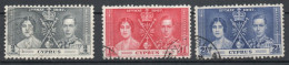 Chypre YT 131-133 Oblitéré - Chypre (...-1960)