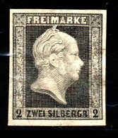 Timbre Royaume De Prusse - 2s - Année 1850 - YT N° 4 - Neuf* - Côte : 75€ - Mint