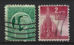 USA 1943 Liberty & Victory Y.T. 472/473 (0) - Used Stamps