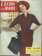 N°48 - 1955.  L'ECHO DE LA MODE.  Plantes, Cadres ... Et Miroirs,  Taille 40. - Moda