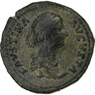 Faustina II, As, 161-176, Rome, Bronze, TTB, RIC:1652 - La Dinastia Antonina (96 / 192)