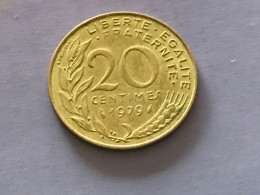 Münze Münzen Umlaufmünze Frankreich 20 Centimes 1979 - 20 Centimes