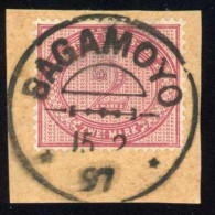 Deutsche Kolonien Ostafrika, Vorläufer, 1897, VO 37 E, Briefstück - Ehemalige Dt. Kolonien