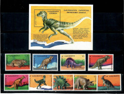 Georgia 1995 . FAUNA PREHISTORICA . 9v.+ S/S . Michel # 115-23 + Bl. 3 - Georgië