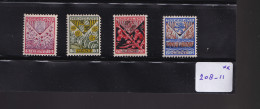 Nederland 1927 NVPH  208 - 211 Ongebruikt/MH Kinderpostzegels - Unused Stamps