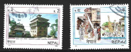 NEPAL. N°593-4 Oblitérés De 1996. Tourisme. - Nepal