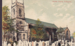 United Kingdom PPC Parish Church, Erdington 'With All Good Wishes For A Happy New Year' ERDINGTON 1904 LONDON (2 Scans) - Birmingham