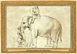 M107 Zoo - Vivario Papale Del Vaticano (Vatican Papal Menagerie), VA - Perhaps Raffaello Sanzio, 1516 - Indian Elephant - Vatikanstadt