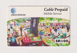 SEYCHELLES - Market Scene Remote Phonecard - Seychellen