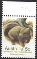 AUSTRALIA/1981/MNH/SC#786/ ANIMALS/ 5c QUEENSLAND HAIRY NOSED WOMBAT - Ongebruikt