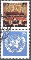 United Nations UNO UN Vereinte Nationen New York 2003 Greetings Mi. No. 941-42 I Se Tenant Used Oblitéré - Usati