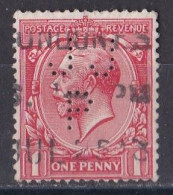 Grande Bretagne - 1911 - 1935 -  George  V  -  Y&T N °  140  Perforé  JJ / P - Perforadas