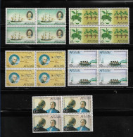 AITUTAKI 1989, SERIE Ivert 481/85, 2º Centenario Descubrimiento De Aitutaki. EN  BLOQUE DE CUATRO.   MNH. - Aitutaki