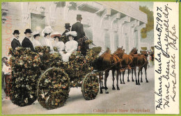 Aa6046 -CUBA - Vintage Postcard - Flower Show - 1907 - Cuba