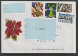 2020 - USA - Brief/Bedarfsbeleg, Gelaufen V. Umatilla/Florida N. Linz/Austria - S. Scan  (us 9031) - Storia Postale