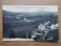 CPA CORCIEUX 88 LA VALLEE ET VUE PARTIELLE DES CASERNES - Corcieux