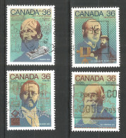 Canada 1987 Year, Used Stamps Mi.# 1048-51 - Used Stamps