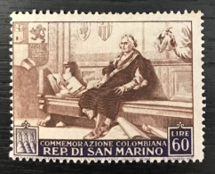 Timbre Neuf* Saint-Marin 1952 - Unused Stamps